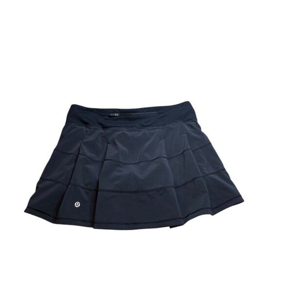 Lululemon Pace Rival Mid Rise Tennis Skirt Size 6 Tall Black - Pickleball - Cute - Picture 6 of 9